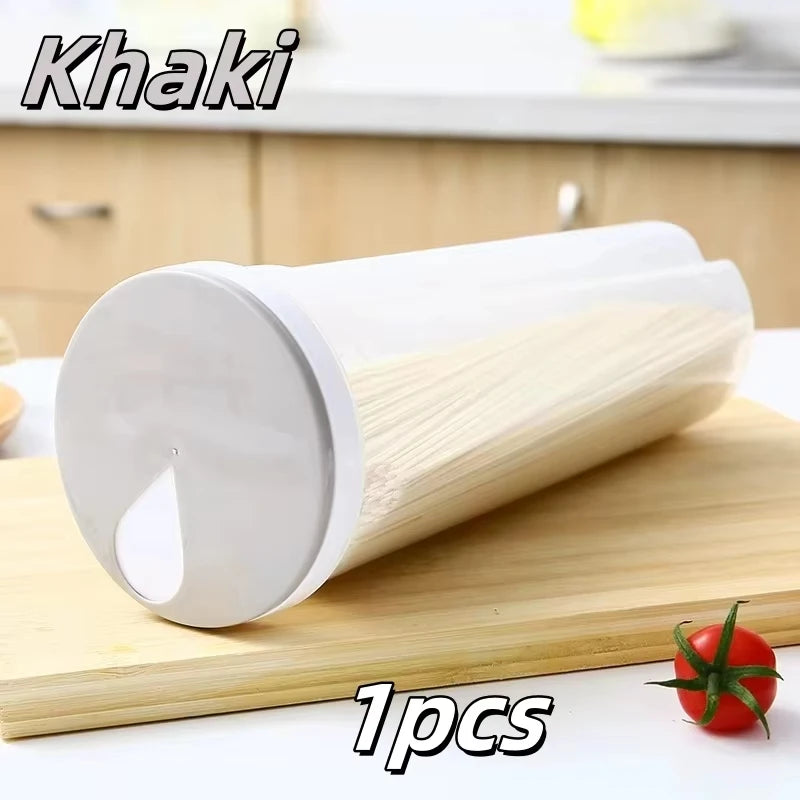 Airtight Pasta Container Spaghetti Storage Jar Kitchen Food Organizer - 14