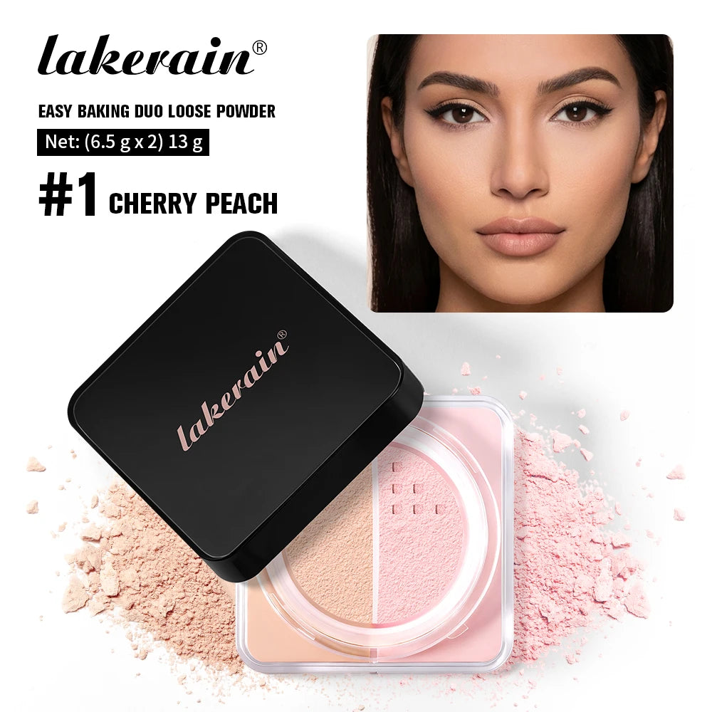2-in-1 Color Correcting Setting Powder Matte Loose Powder
