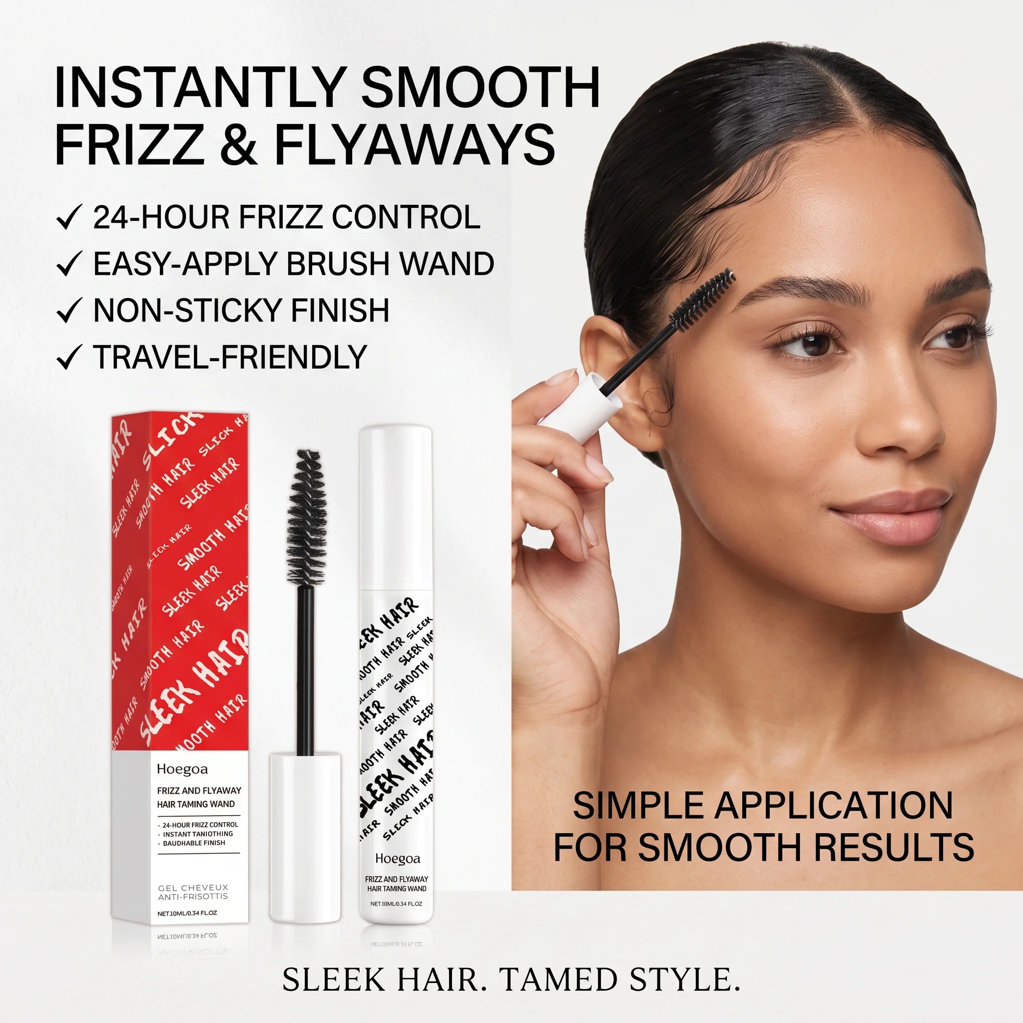 Anti Frizz Hair Finishing Stick Flyaway Taming Wand - 7