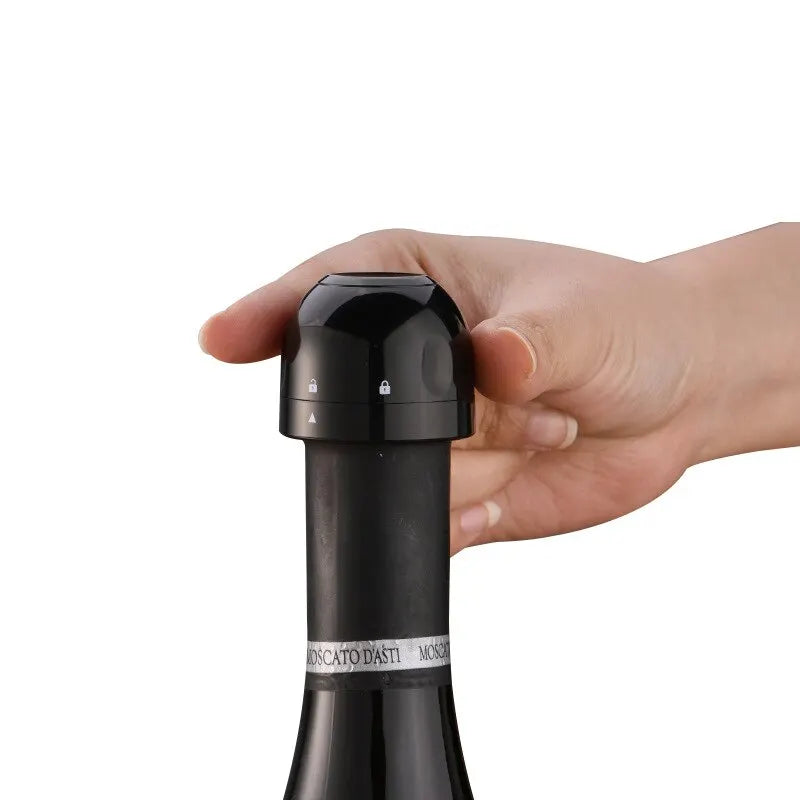 Vacuum Wine Stopper Set Leak Proof Champagne Bottle Cap Sealer - 2