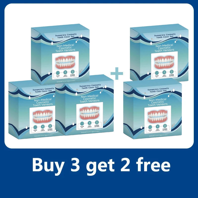 Adjustable Silicone Denture Kit Temporary Teeth Set