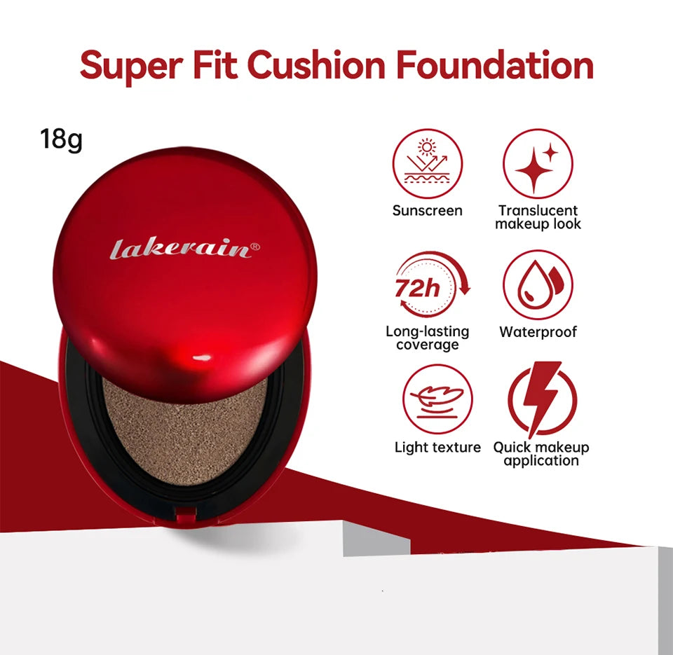 Sunscreen Cushion Foundation Waterproof Long Lasting Concealer