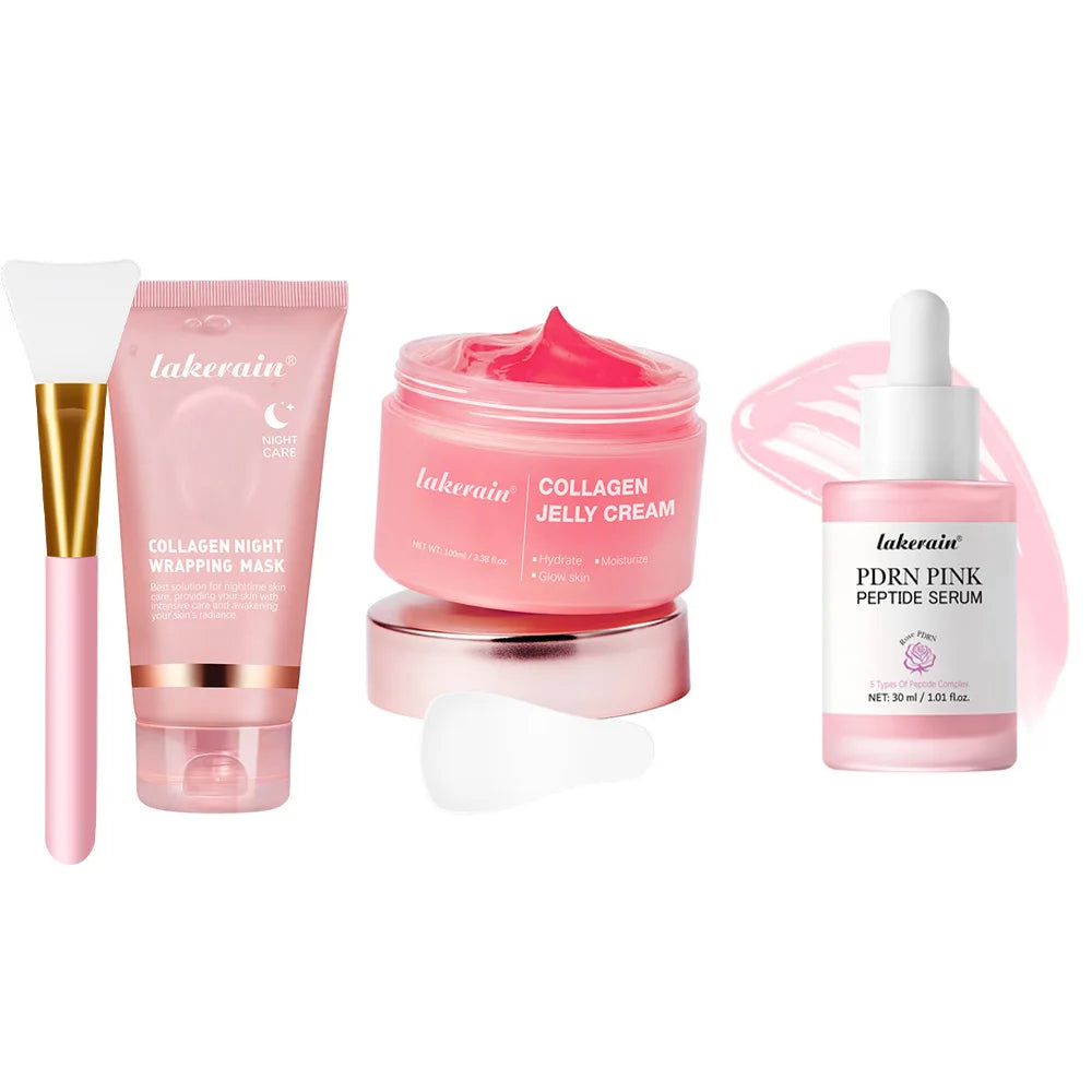 Collagen Jelly Cream Peel-Off Overnight Mask Hydrating Firming Skincare