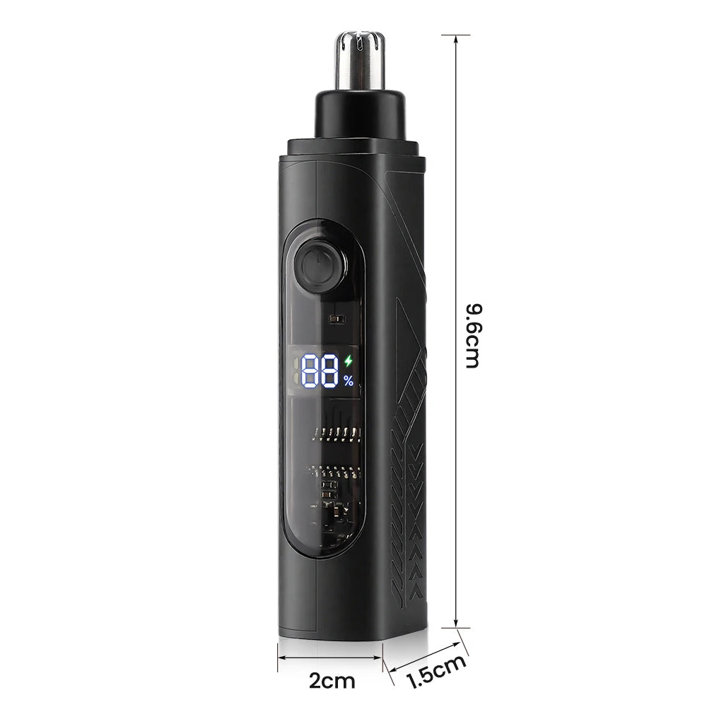 Electric Nose Hair Trimmer Rechargeable Facial Hair Groomer - 6