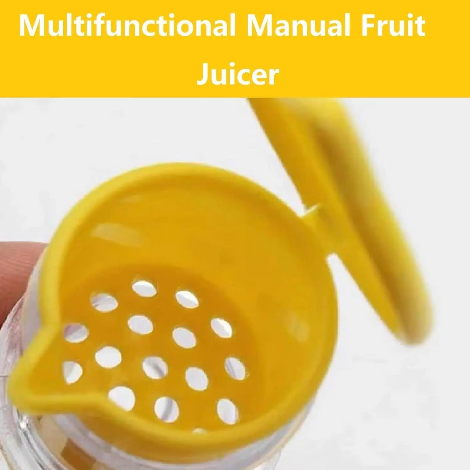 Manual Lemon Juicer Portable Citrus Squeezer and Fruit Juice Extractor - 8