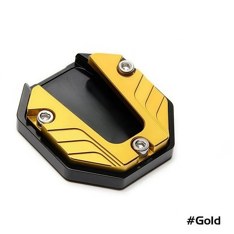 Motorcycle Kickstand Extender Side Stand Extension Pad Support Plate