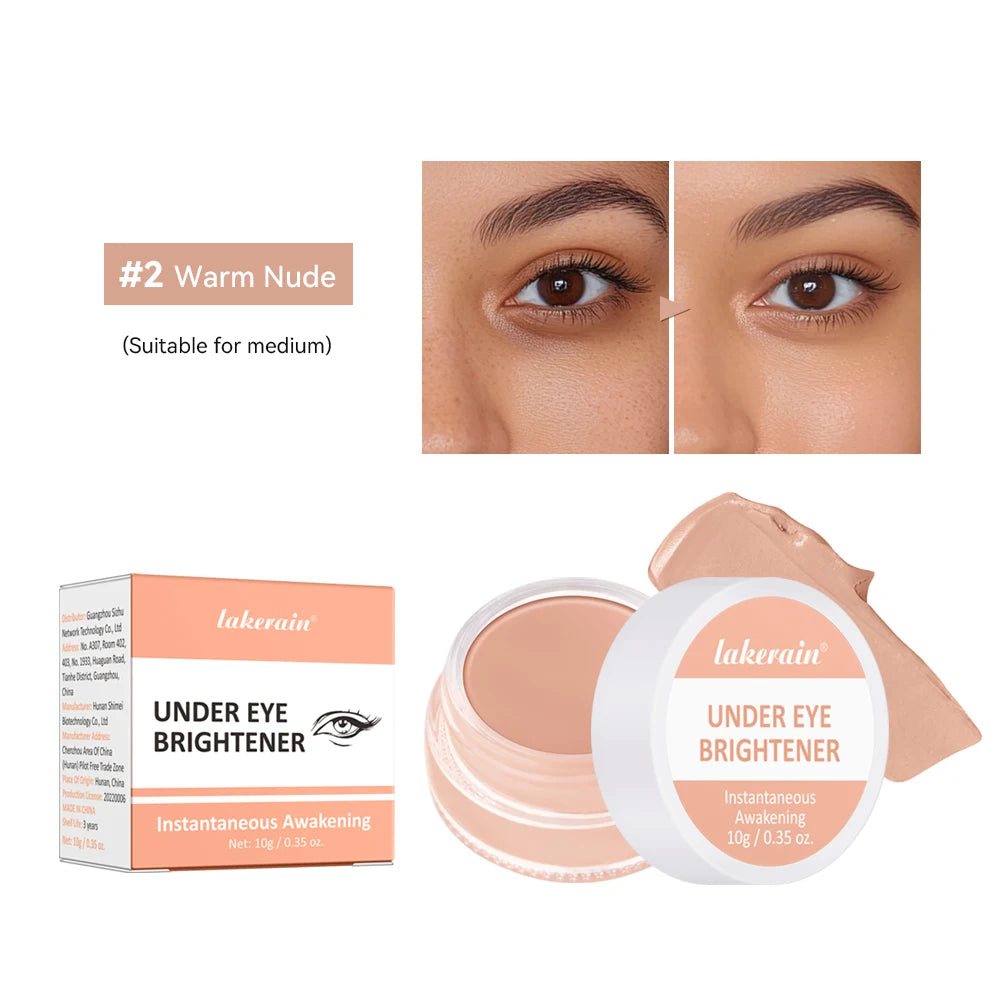 Lakerain Under Eye Brightener Hydrating Concealer Cream