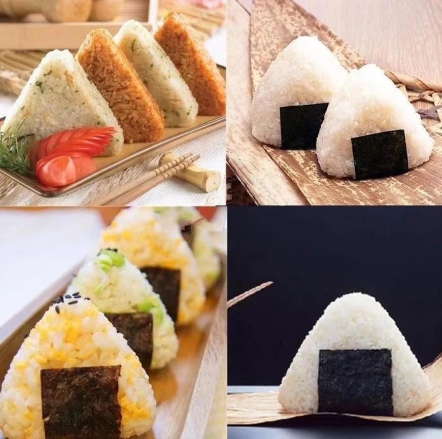 2pc Triangle Sushi Onigiri Mold Set Rice Ball Press Maker Bento Tool