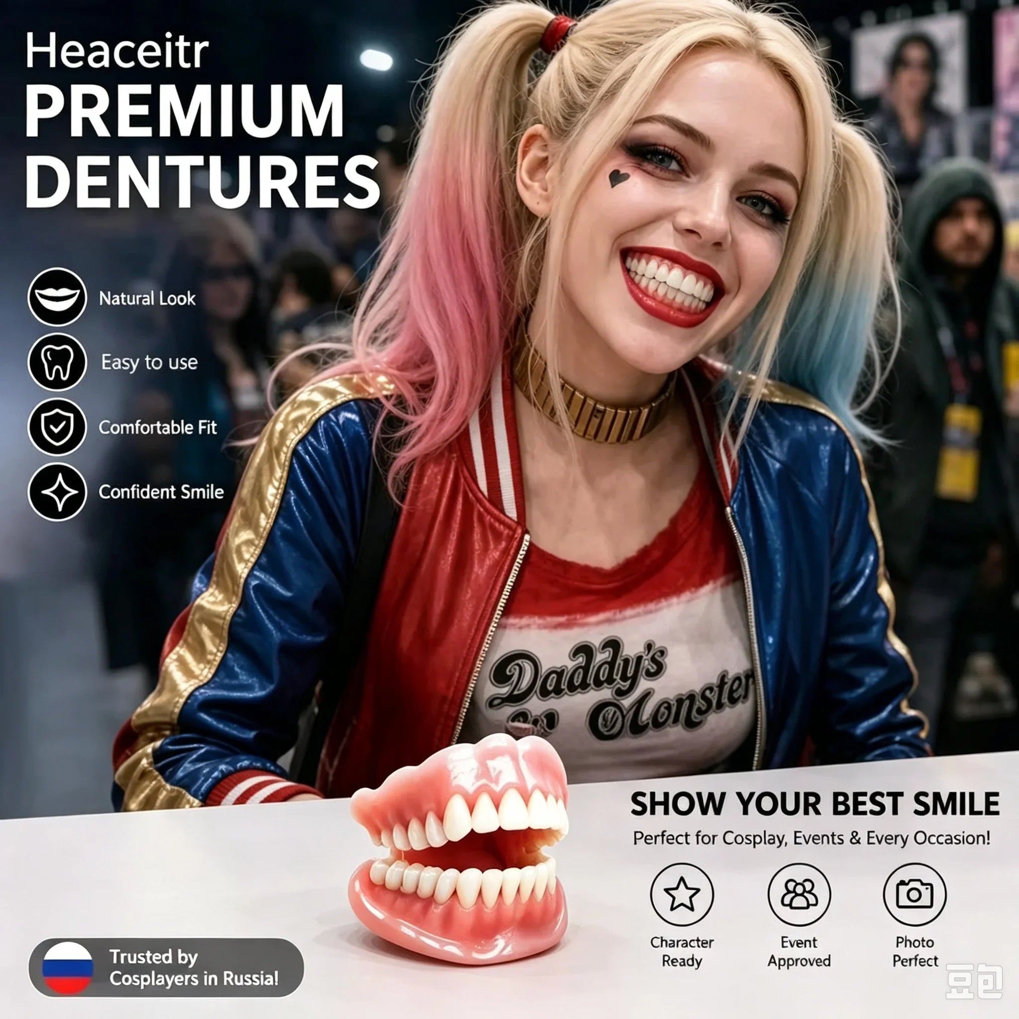Flexible Resin Dentures Snap On Smile Teeth Restoration - 10