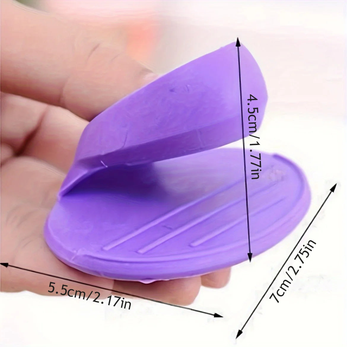 Silicone Finger Covers Heat Resistant Oven Mitts Kitchen Grips 2 Pack - 6