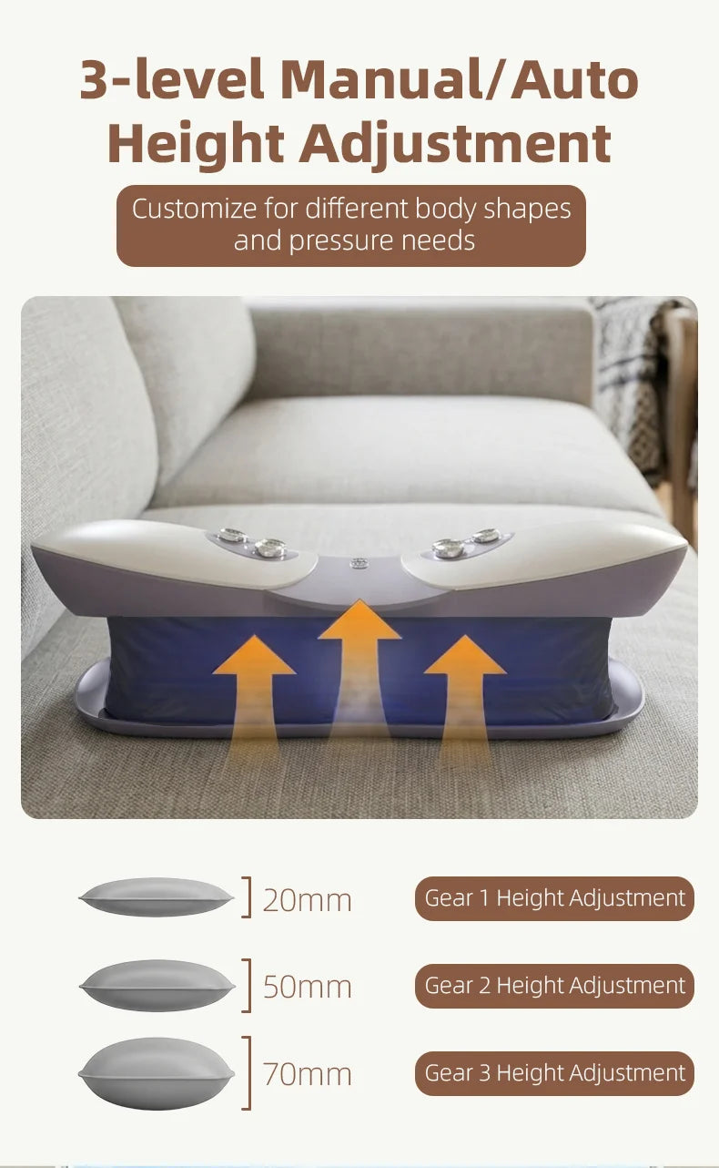 Electric Lumbar Traction Device Wireless Back Stretcher Massager