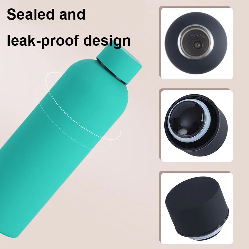Stainless Steel Vacuum Insulated Water Bottle Leak Proof Travel Thermos - 11
