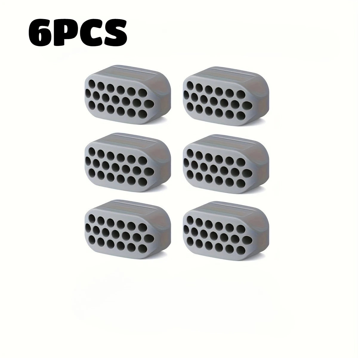 6Pcs Jaw Exerciser Facial Muscle Trainer Silicone Jawline Shaper Tool - 20