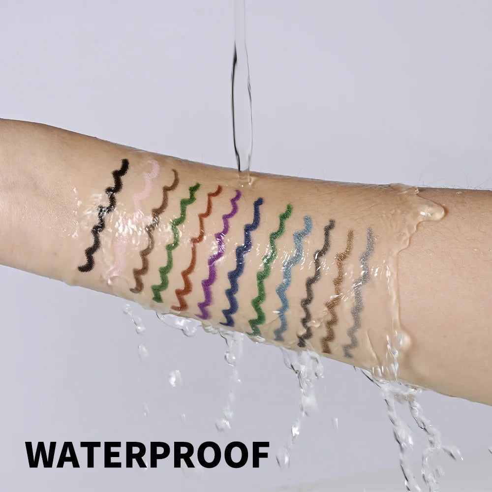 Waterproof Eyeliner Pencil Long Lasting Smudge Proof Makeup - 5