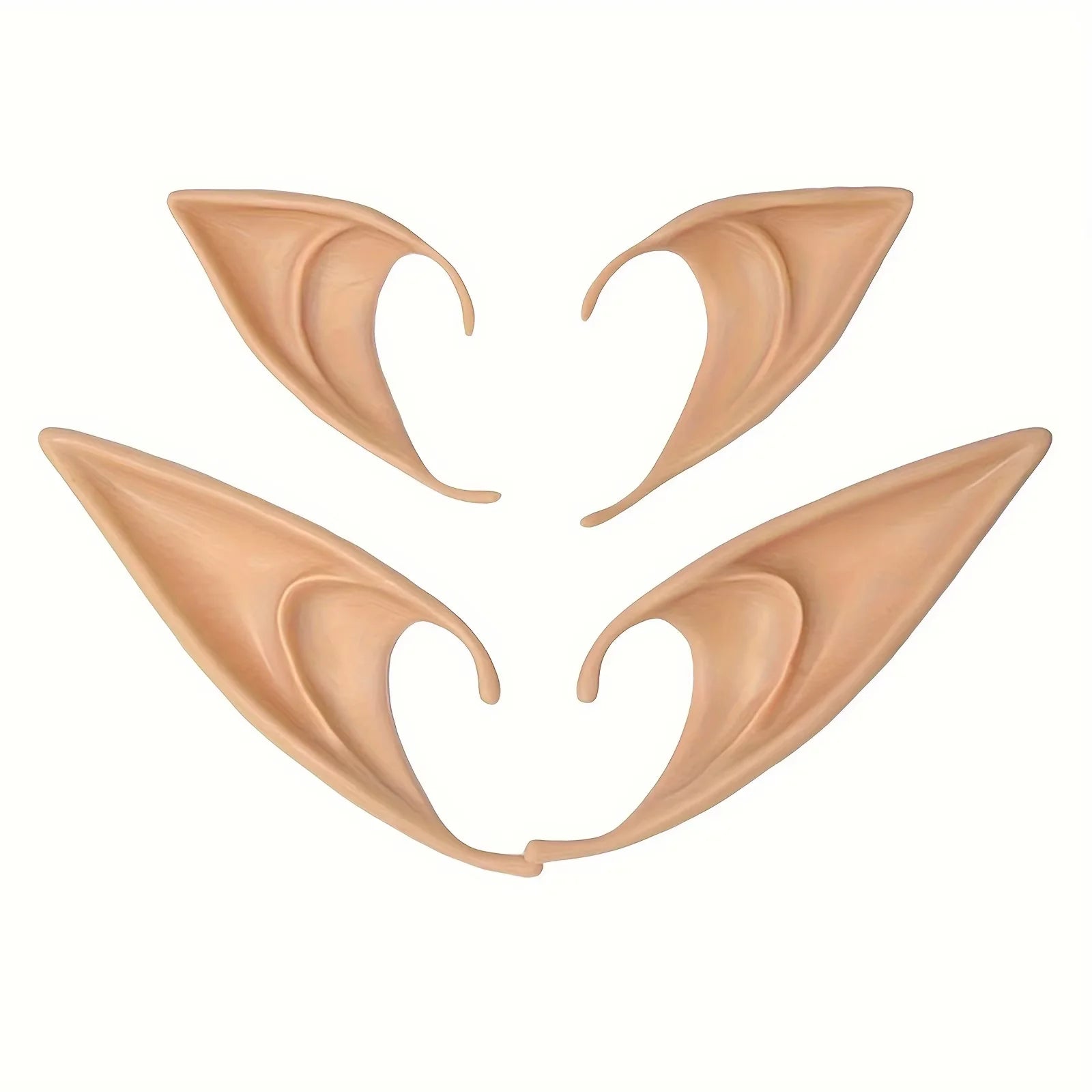 Elf Ears Cosplay Costume Accessories Fairy Angel Party Props 1 10 Pairs - 30