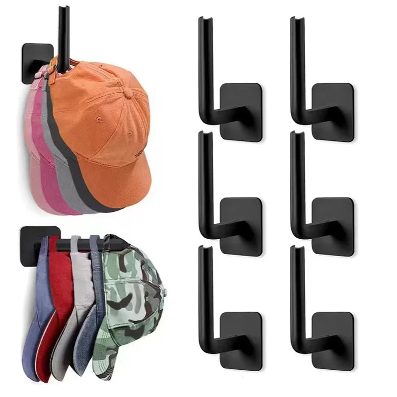 Adhesive Hat Hooks for Wall Mount Baseball Cap Organizer Rack - 14