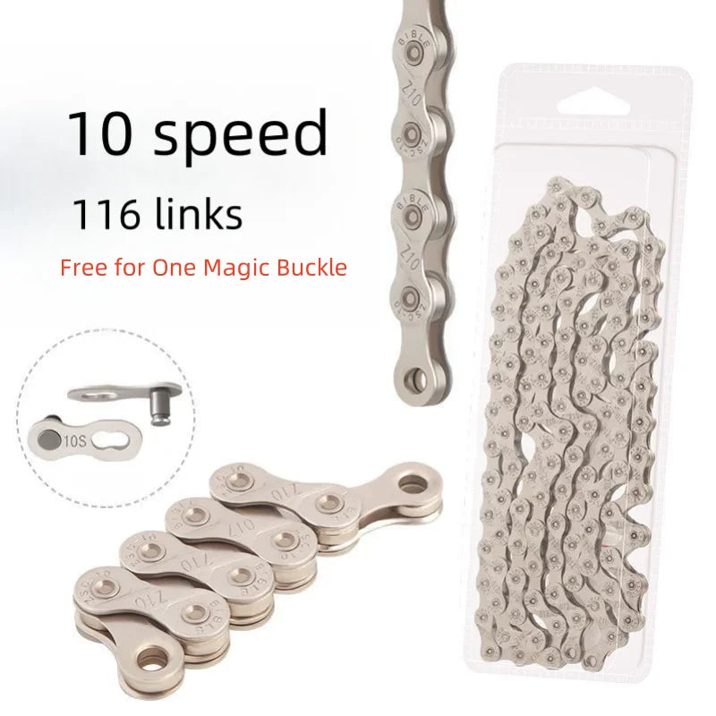 Durable Bicycle Chain for MTB Road Bike 6 7 8 9 10 11 12 Speed Gear - 18