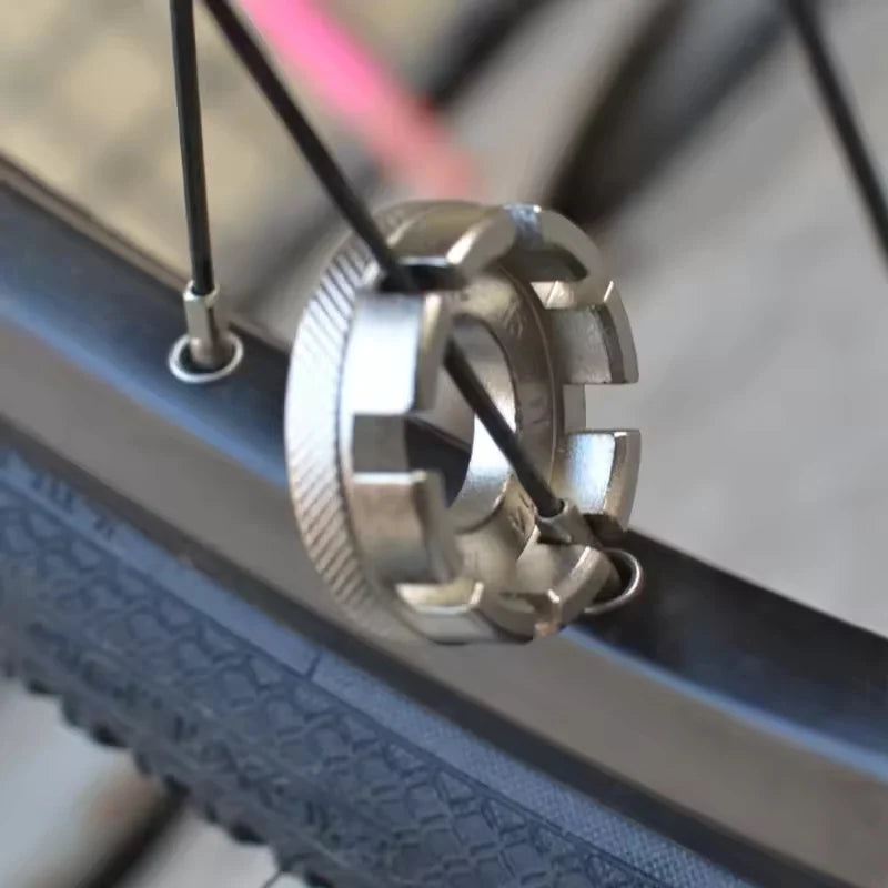 8 Way Bicycle Spoke Wrench Bike Rim Tension Adjustment Repair Tool - 4