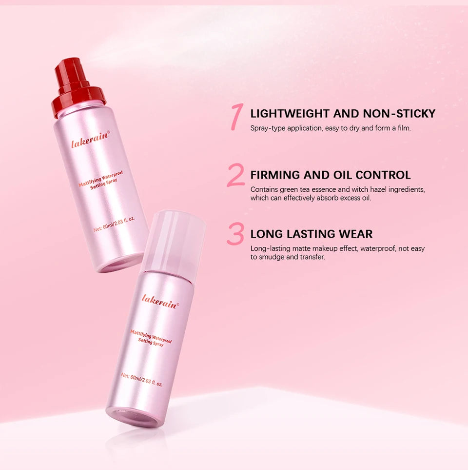 Mattifying Waterproof Setting Spray Long Lasting Makeup Fixer - 7