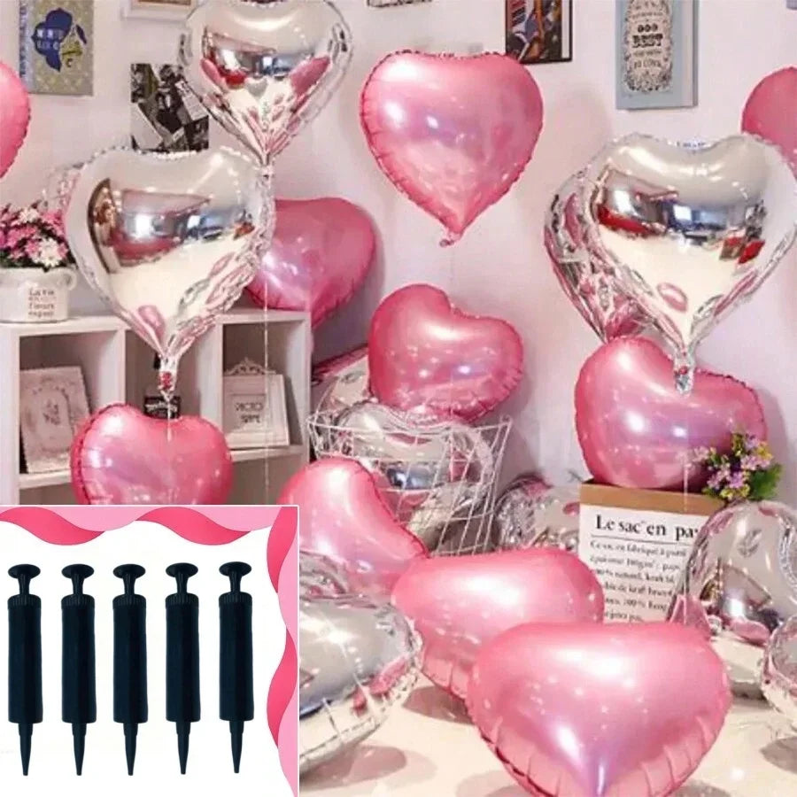 Handheld Balloon Pump Portable Manual Air Inflator for Party Decorations - 8