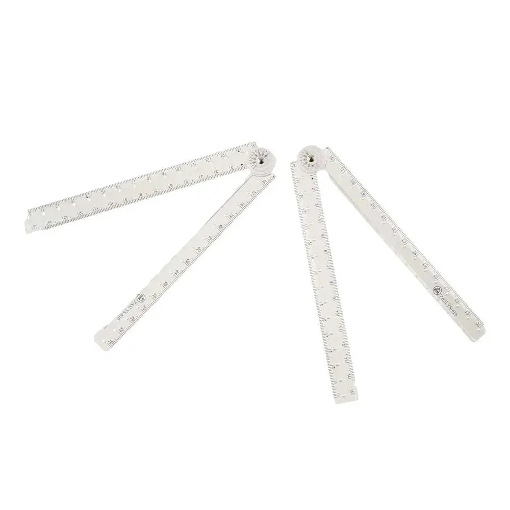 Folding Protractor Ruler Transparent Angle Measuring Tool for Students - 14
