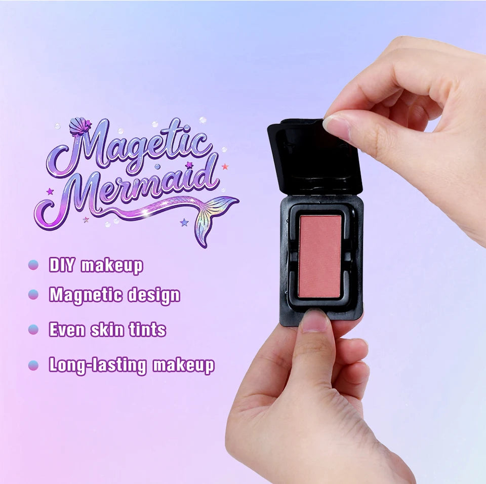 Lakerain Magnetic Mermaid Eyeshadow Makeup Palette DIY Beauty Kit