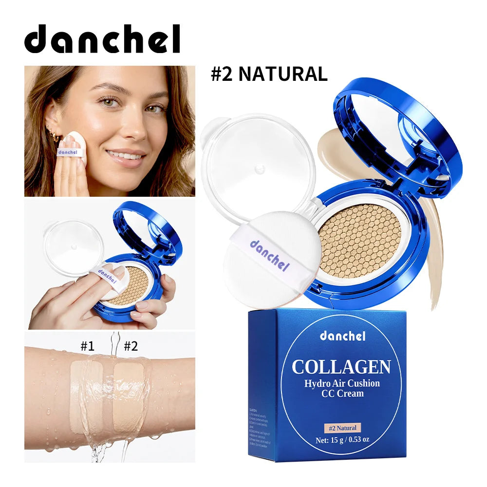 Collagen Air Cushion CC Cream Liquid Foundation Makeup - 1