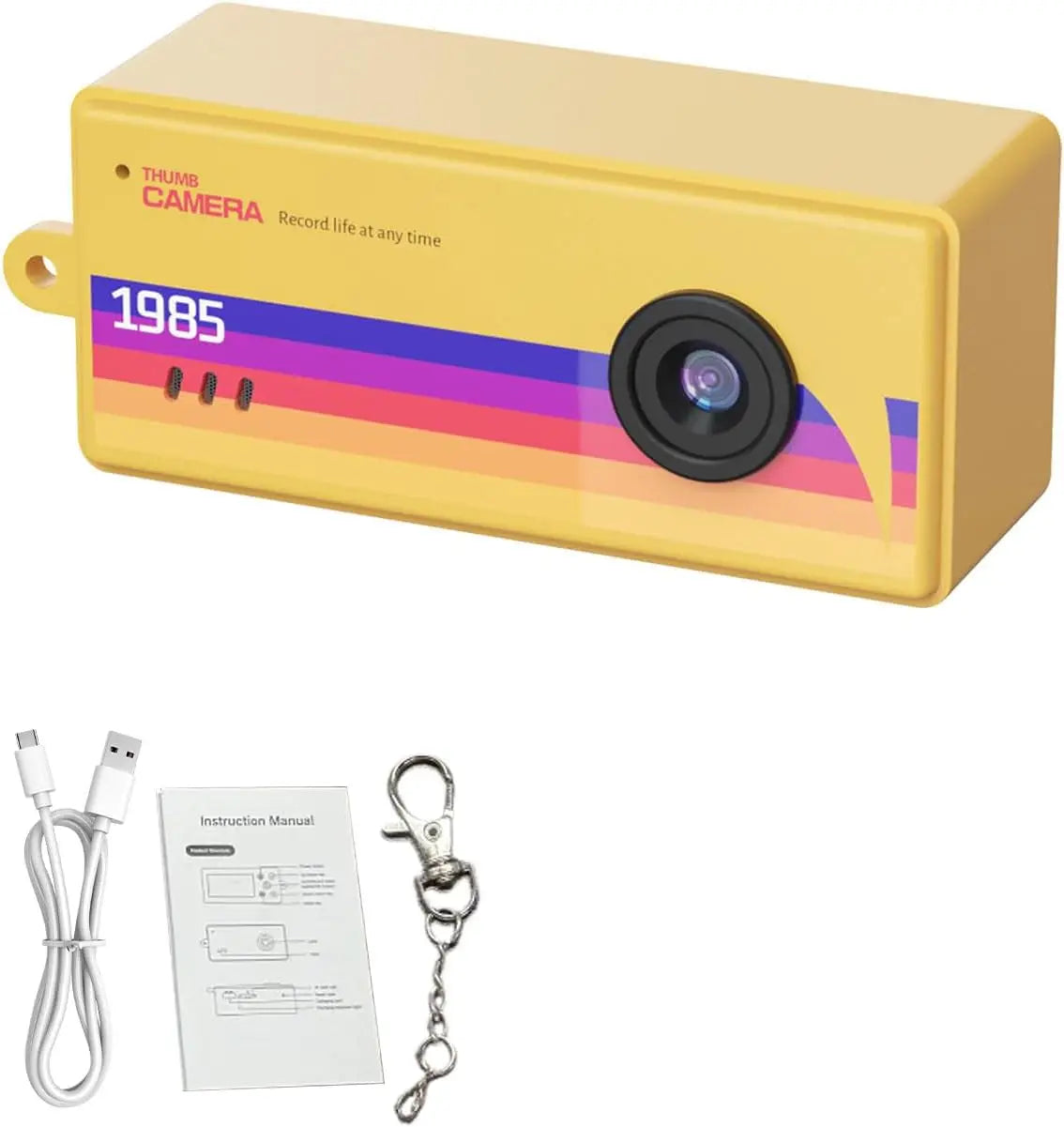 Mini Keychain Thumb Camera Retro Digital Video Recorder - 11