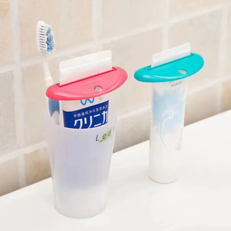 Manual Toothpaste Dispenser Tube Squeezer Bathroom Extruder Tool