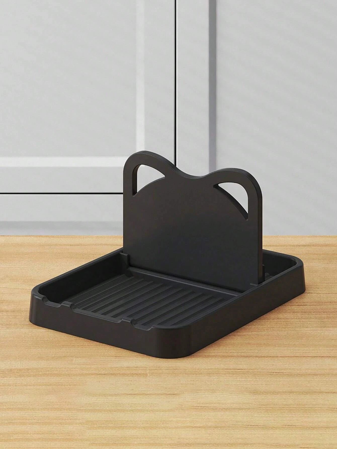 Foldable Pot Lid Holder and Kitchen Spatula Spoon Rest Storage Rack - 7