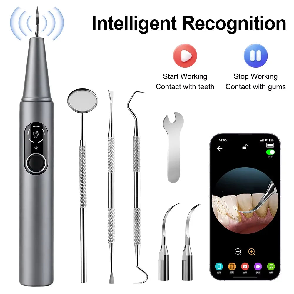 Visual Ultrasonic Dental Scaler HD Camera Tooth Cleaner Tartar Removal