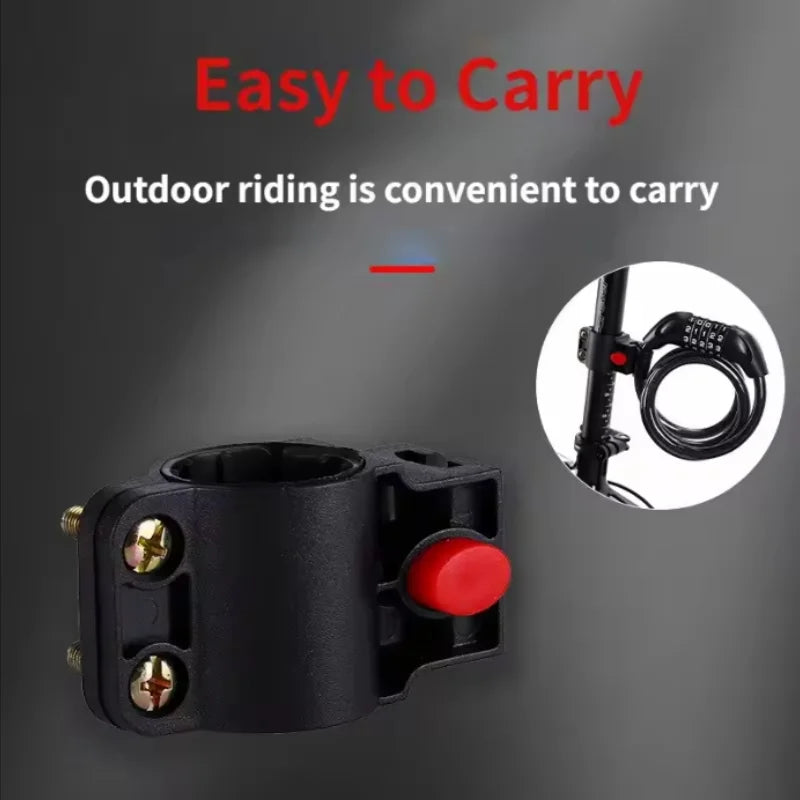 5 Digit Bicycle Cable Lock Anti Theft Bike Security Password Coil Cable - 2