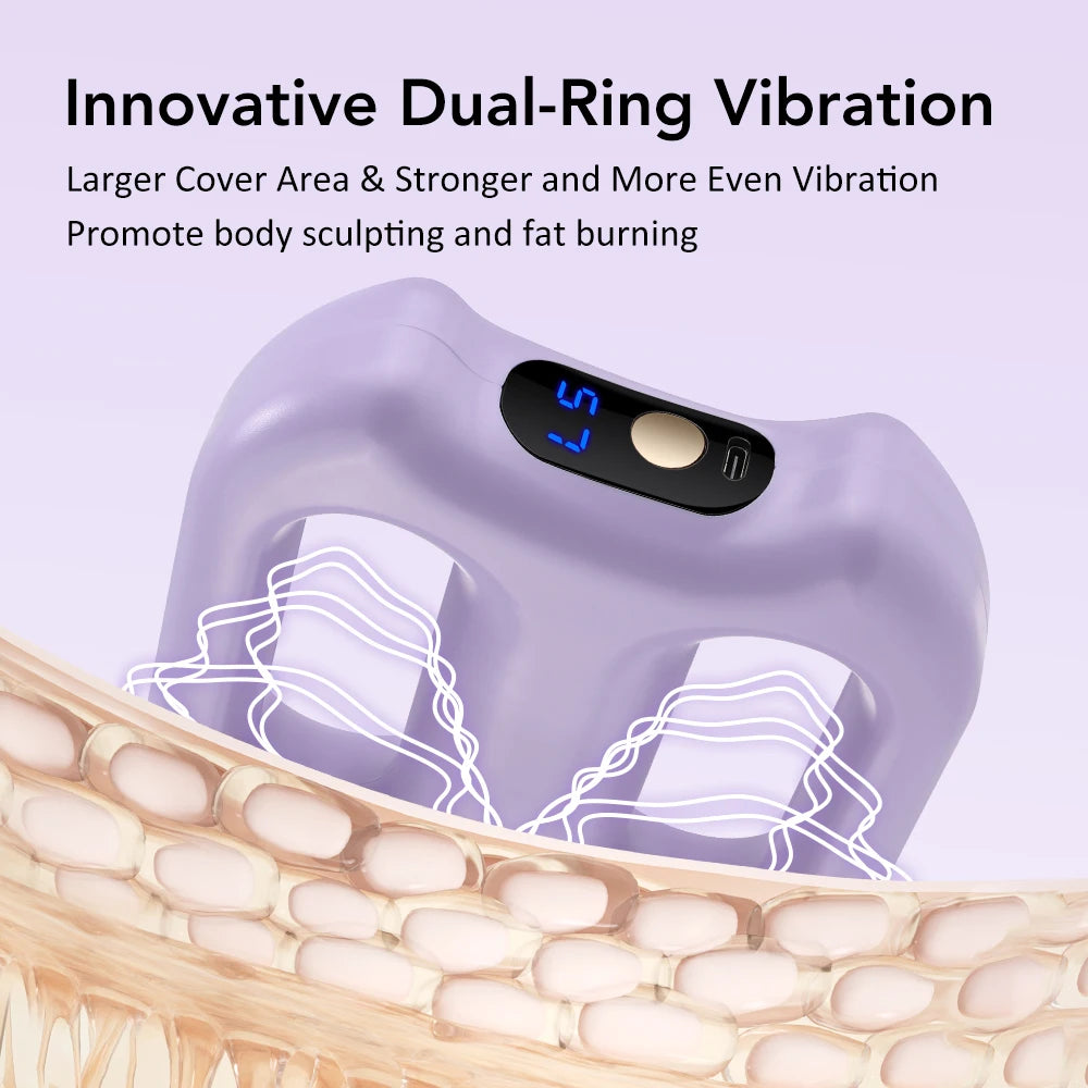 Electric Fascia Ring Fitness Body Shaping Massager