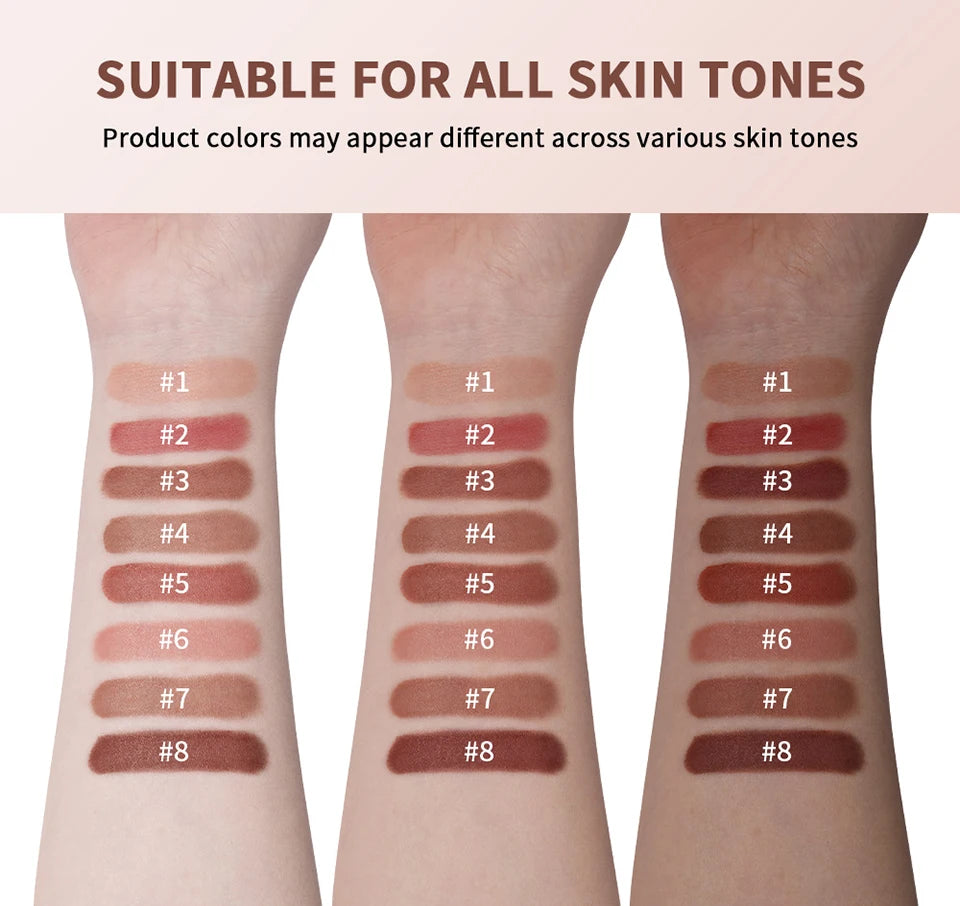 Lakerain Cushion Silk Lip Cream Matte Velvet Lip Glaze Blush - 14