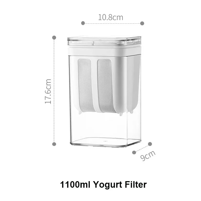 1100ml Yogurt Strainer Maker and Whey Separator for Homemade Cheese
