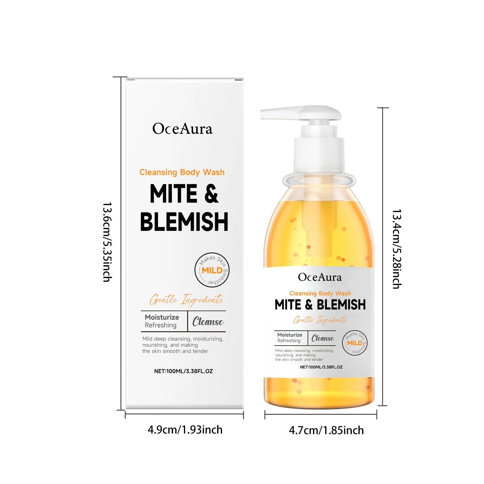 Anti Mite Acne Control Cleansing Body Wash Shower Gel - 7
