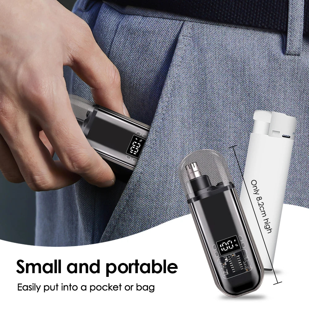Electric Nose Hair Trimmer Precision Grooming Tool - 5