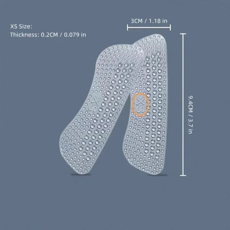 Silicone Heel Grips Anti Slip Shoe Inserts for Women Heel Protectors