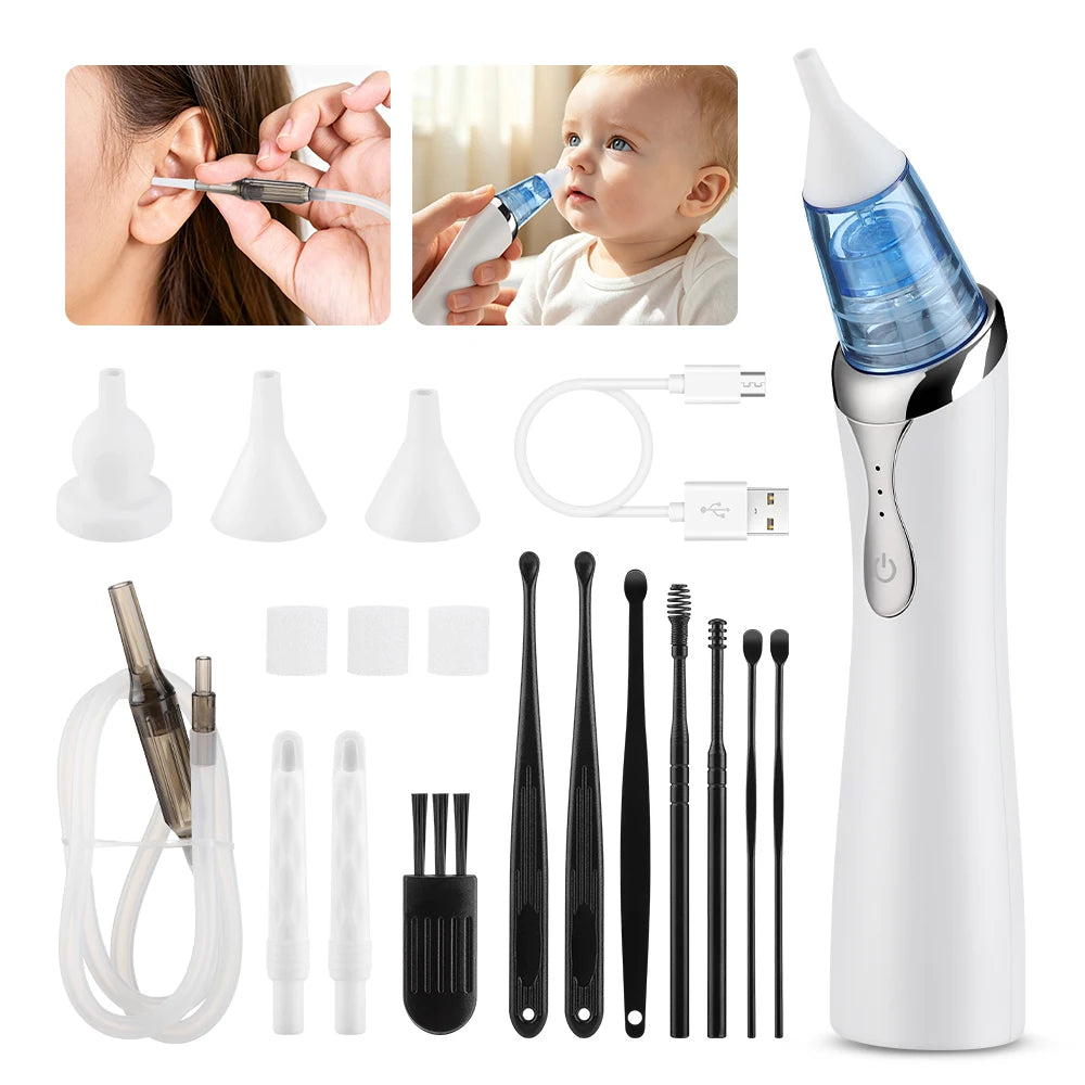 Electric Baby Nasal Aspirator & Ear Wax Removal Kit