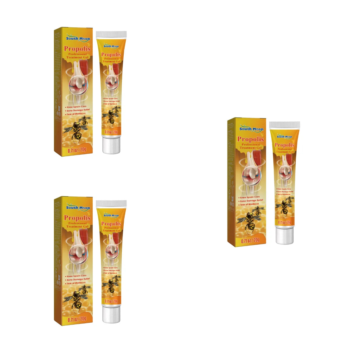 Propolis Joint Care Gel Soothing Massage Cream for Knees and Back - 14