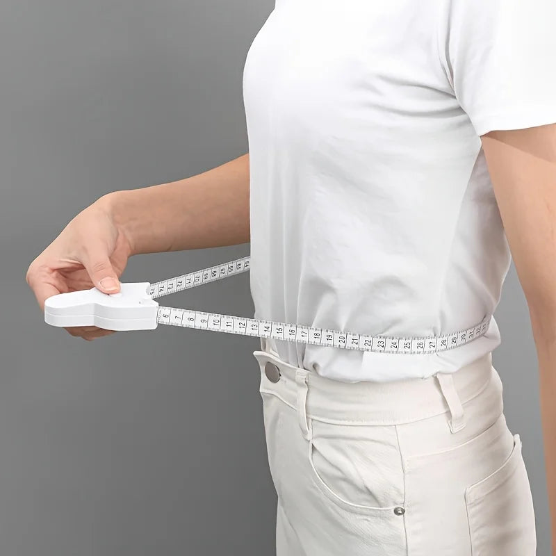 Retractable Body Measuring Tape Soft Fitness Waist Circumference Ruler