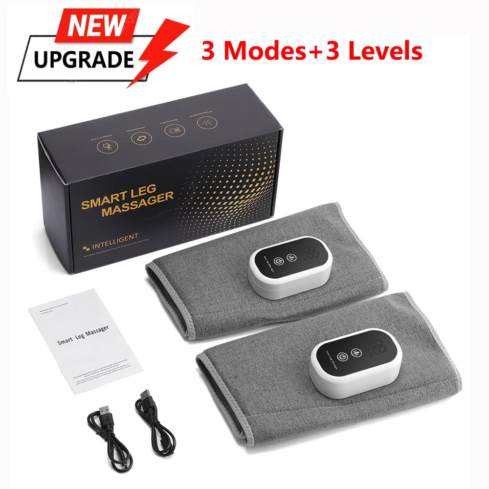 Wireless Air Pressure Calf Massager Electric Leg Compression Wrap - 35