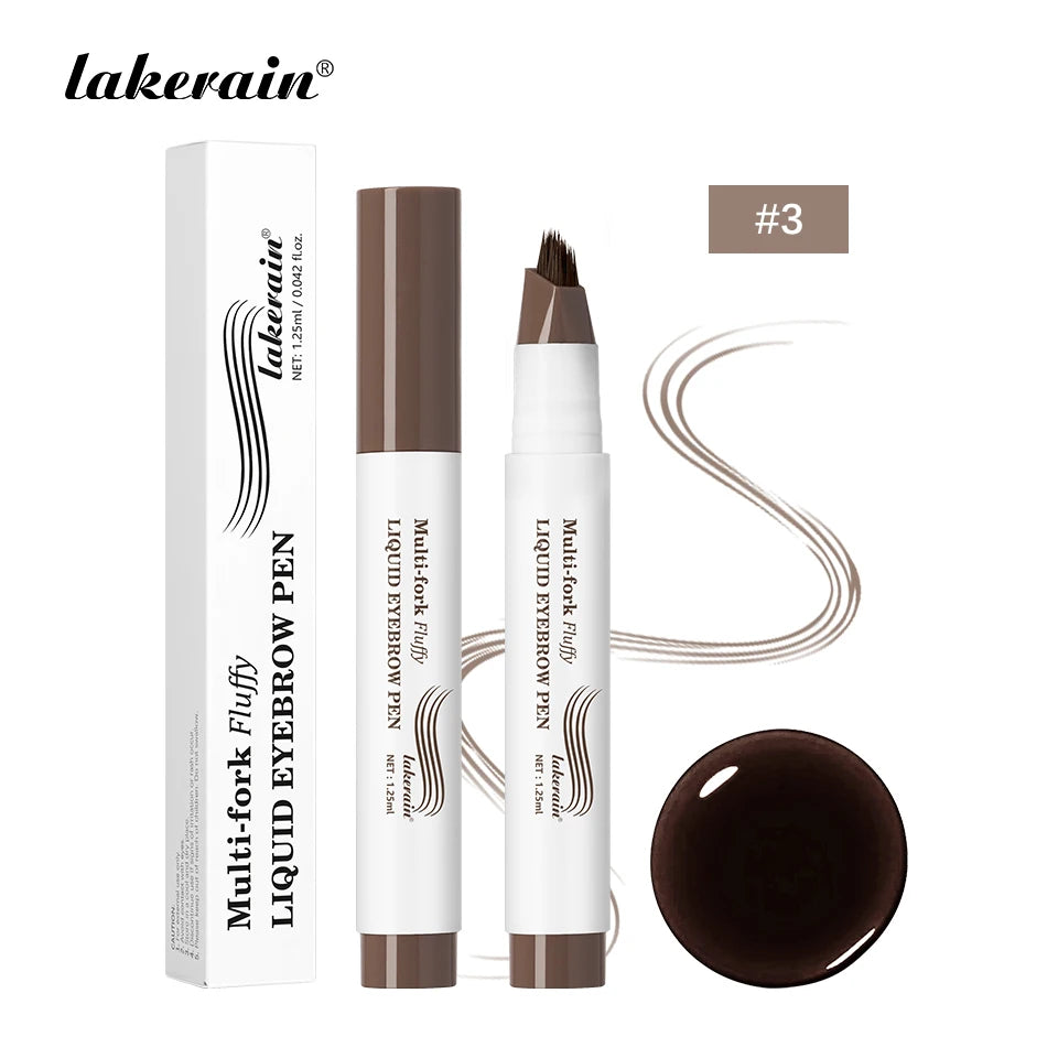 Waterproof Liquid Eyebrow Pencil Multi Fork Tattoo Pen - 22