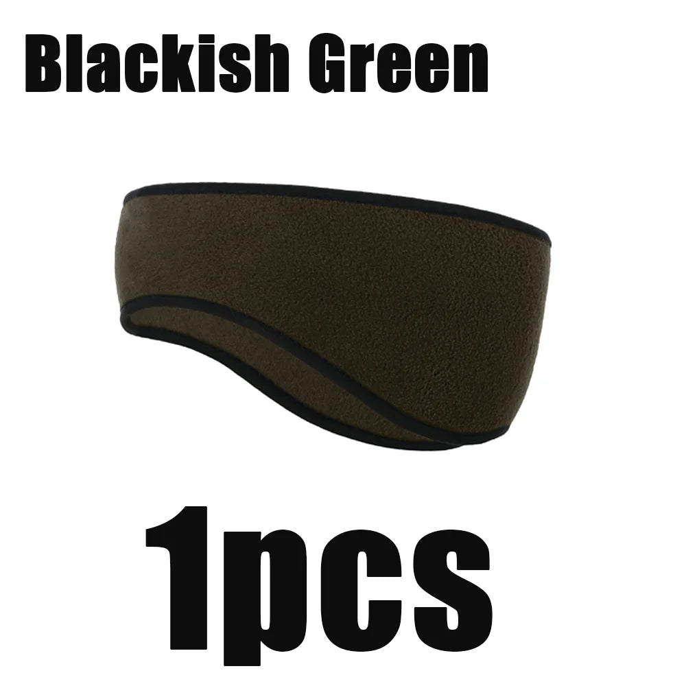 Warm Fleece Earmuffs Headband Unisex Windproof Winter Sports Ear Warmer