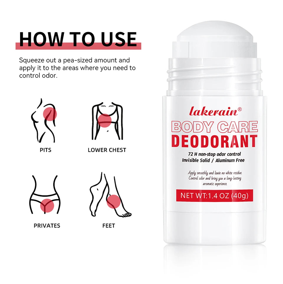 Whole Body Deodorant Balm Stick Odor Control - 11