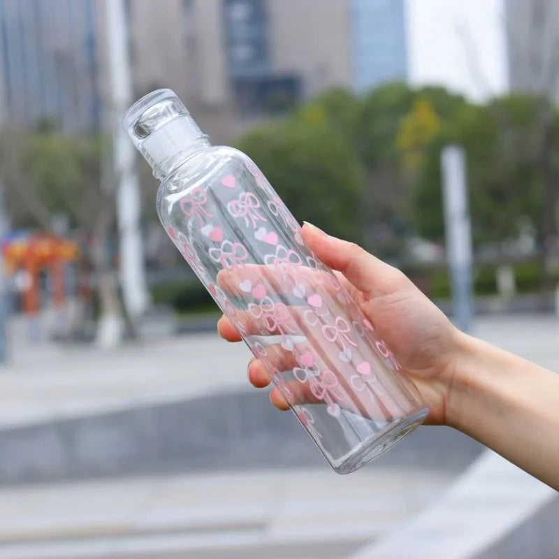 480ml Portable Water Bottle Printed Sports Cup for School and Travel - 11