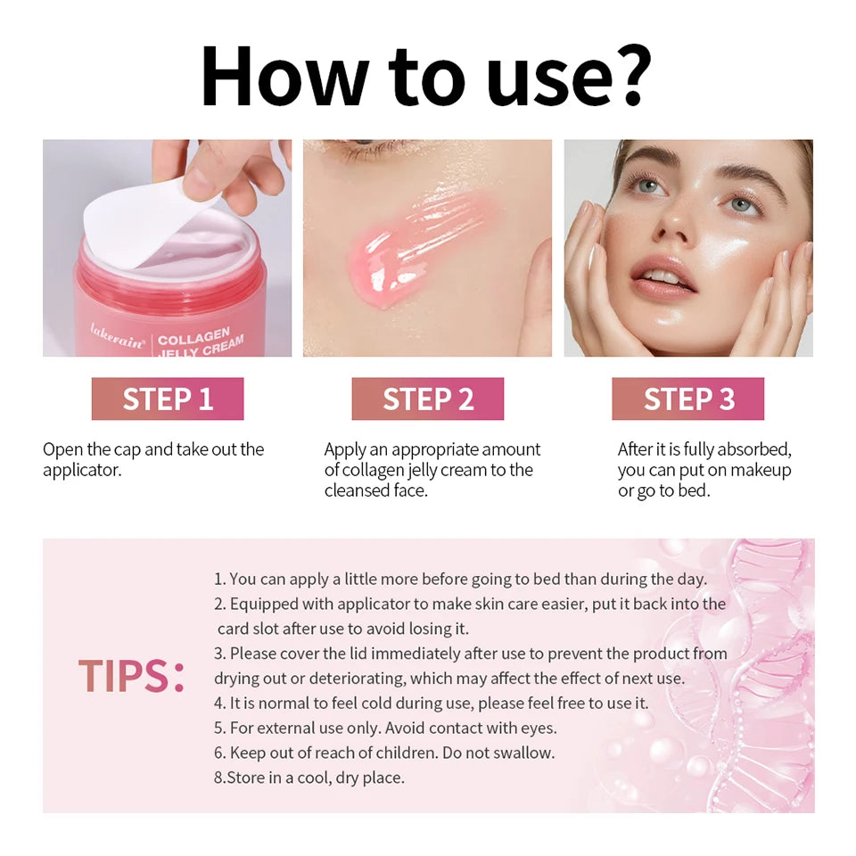 Collagen Jelly Cream Deep Hydration Firming Face Gel