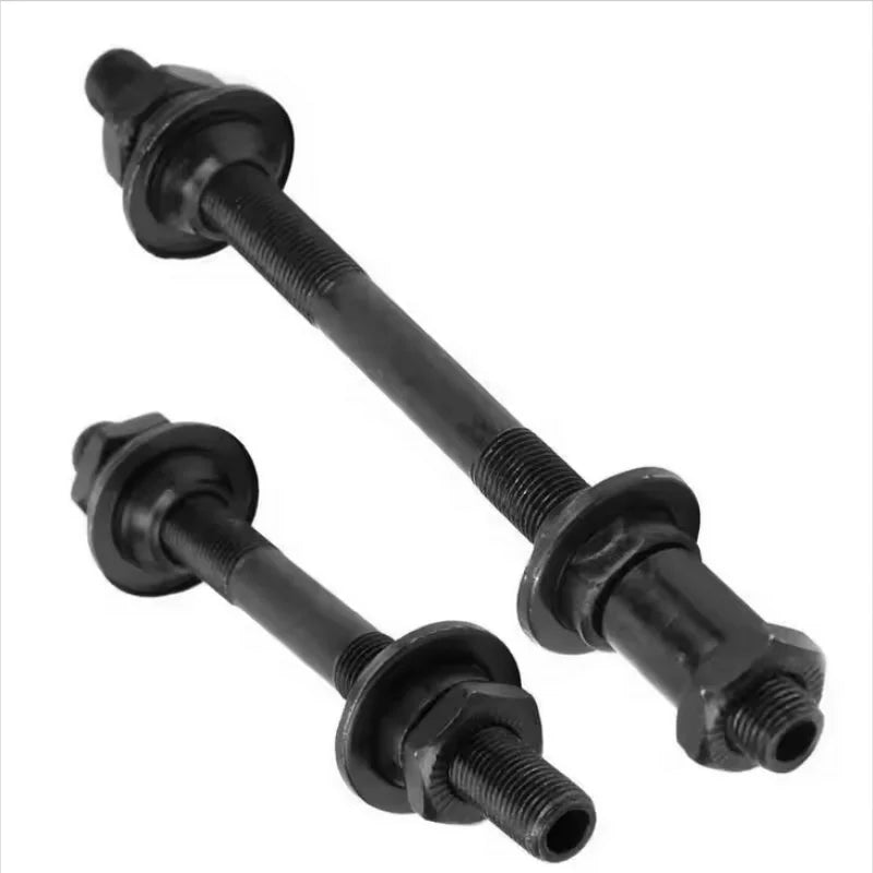 Mountain Bike Hollow Hub Shaft Quick Release Steel Axle Front Rear Set - 5