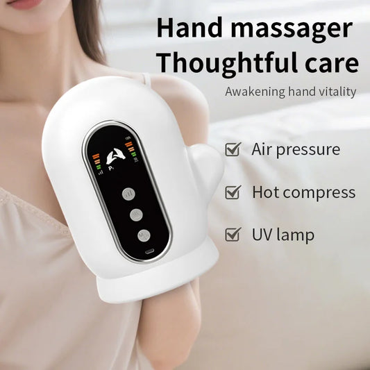 Electric Hand Massager Airbag Compression Wrist Palm Finger Machine