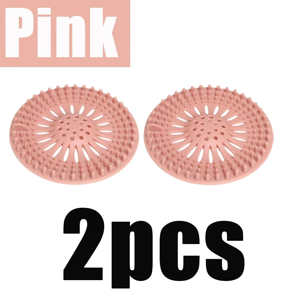 Silicone Sink Strainer Hair Catcher Drain Protector for Shower Bathtub - 20